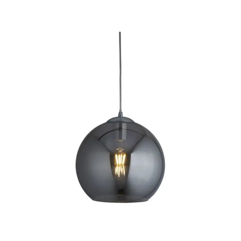Searchlight Balls - hanglamp - Ø 35 x 120 cm - gerookt glas Uitverkoop