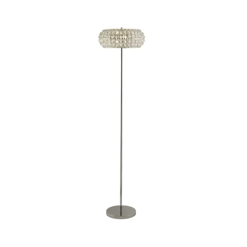 Beperkte Voorraad Searchlight Marilyn - staanlamp - Ø 37 x 151 cm - chroom