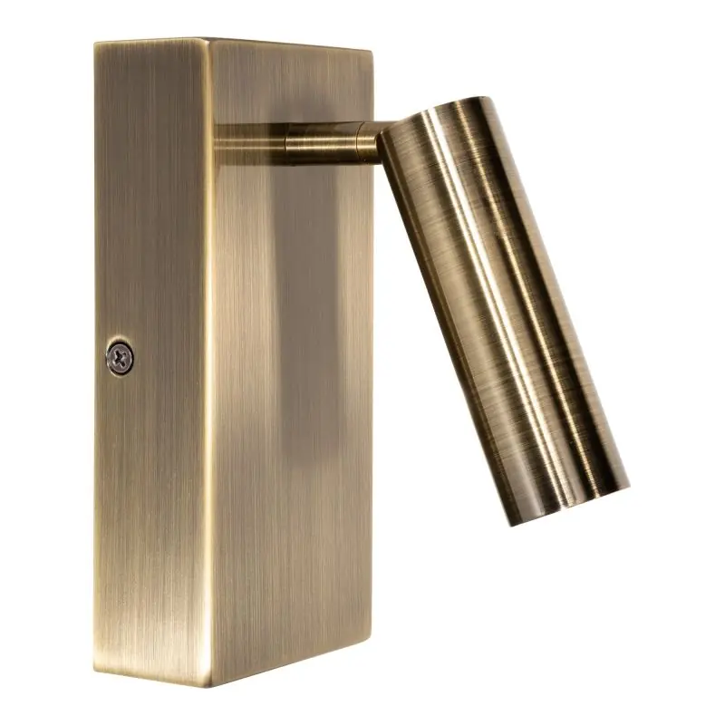 Actieprijs Projectlight Victoria - wandverlichting - 7,5 x 17 x 15,6 cm - antiek messing