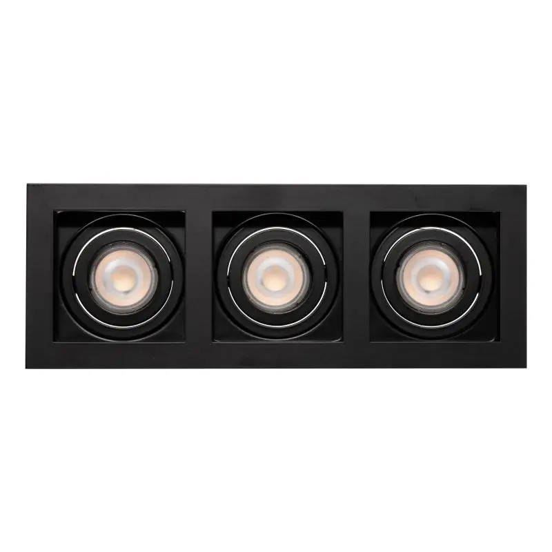 Origineel Projectlight Bloq 3L - inbouwspot - 270 x 100 mm, 250 x 92 mm inbouwmaat - zwart