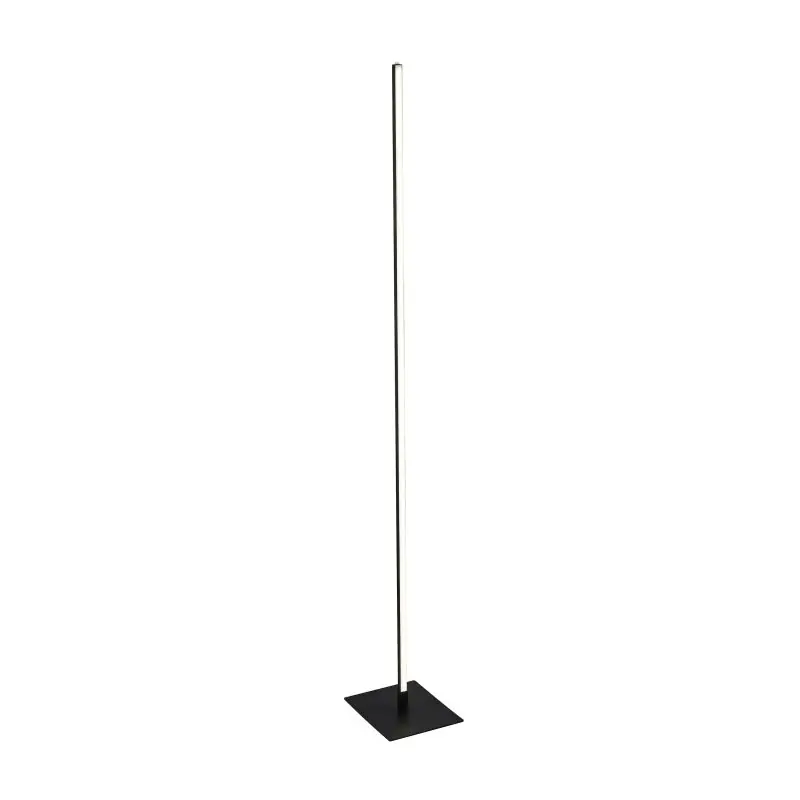 Searchlight Tribeca - staanlamp - 150 cm - 17,7W LED incl. - mat zwart en wit Finale Uitverkoop
