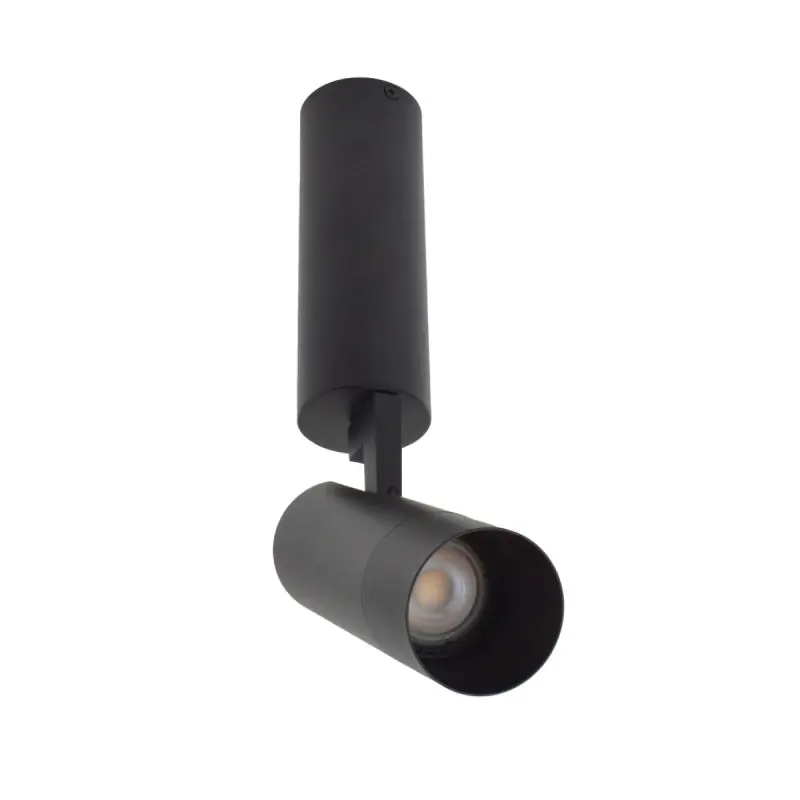 Projectlight Andromeda - opbouwspot - Ø 5,6 x 32 cm - zwart Professioneel