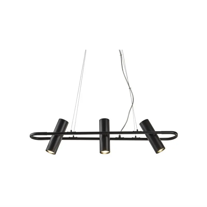 Betaalbaar Searchlight Telescope - hanglamp - 85 x 11 x 120 cm - mat zwart