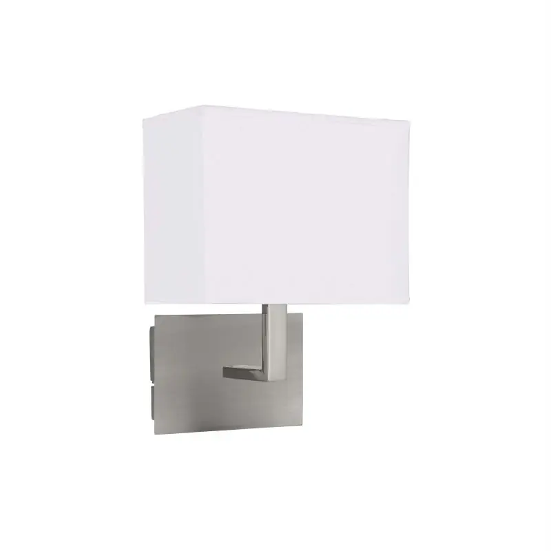 Searchlight Wall - wandverlichting met schakelaar - 20 x 25,5 cm - mat nikkel Laatste Kans