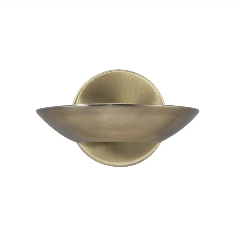 Searchlight Wall - wandverlichting - 17 x 11 cm - 8W LED incl. - antiek messing Merkproduct