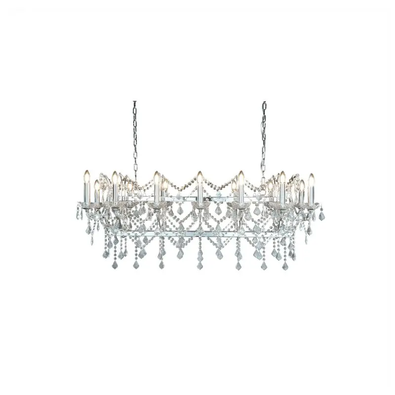 Fabrieksprijs Searchlight Florence - hanglamp - 128 x 40 x 150 cm - chroom