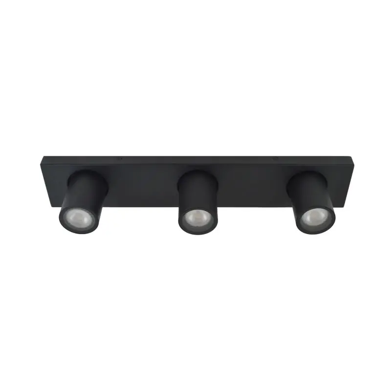Luxe Projectlight Selene - opbouwspot 3L - 50 x 10 x 11 cm - IP44 - zwart