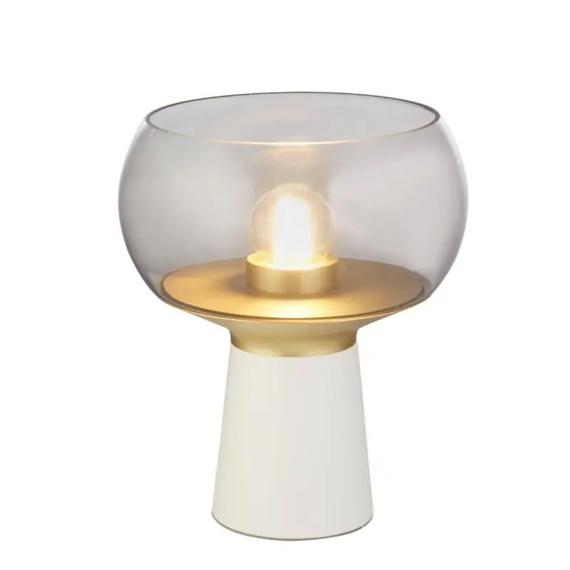 Goedkoop Searchlight Stephanie - tafellamp - Ø 24 x 28 cm - wit