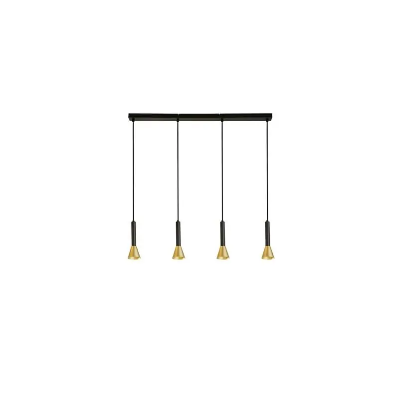 Koopje Searchlight Signal - hanglamp 4L - 9 x 84 x 150 cm - zwart en goud