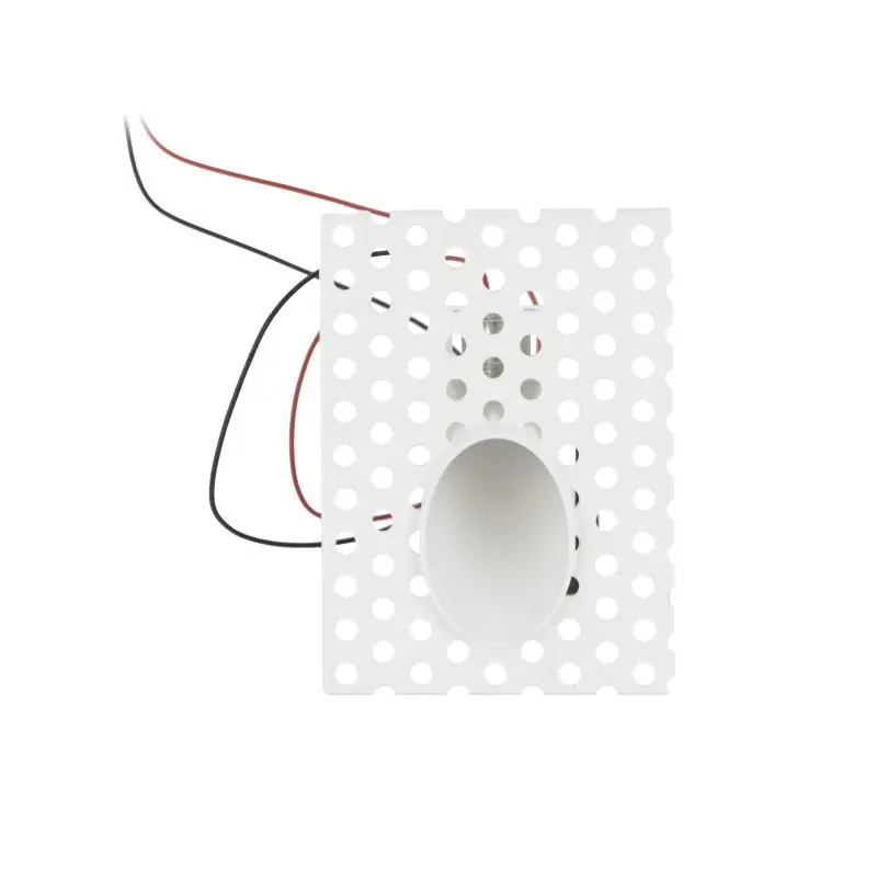 Alleen Vandaag Projectlight Boulogne - inbouw wandverlichting - 8 x 11 cm - 1W dimbare LED incl. - wit
