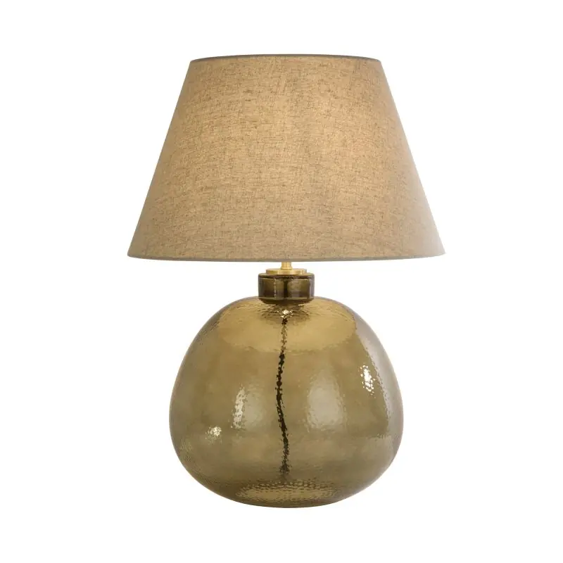 Speciale Aanbieding Searchlight Zenith - tafellamp - Ø 40 x 54 cm - groen en beige