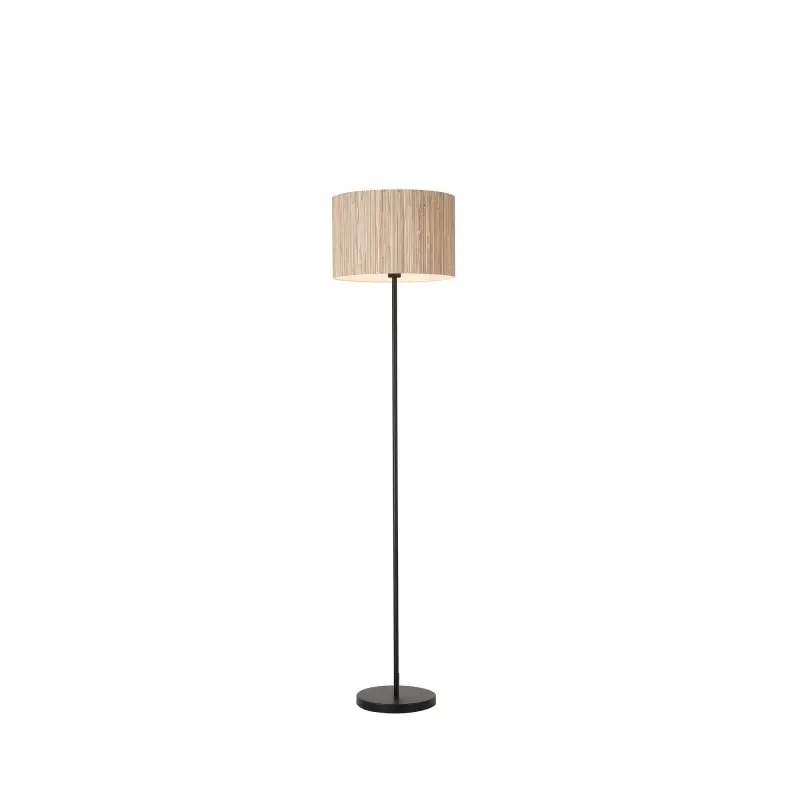 Bulkbestelling Searchlight Meadow - vloerlamp - Ø 38 x 159 cm - bruin en zwart