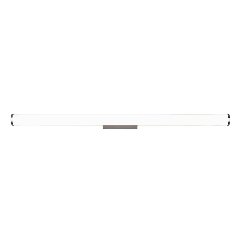 Searchlight Veritas - wand/plafondlamp - 90 x 5 cm - 18W LED incl. - IP44 - chroom en opaal Must-Have