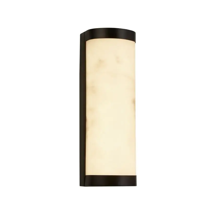 Shop Nu Searchlight Nile - wandverlichting - 8 x 25 cm - 8W dimbare LED incl. - mat zwart