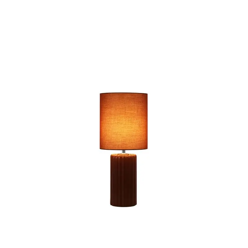 Aanbieding Searchlight Groove - tafellamp - Ø 22 x 51 cm - oranje