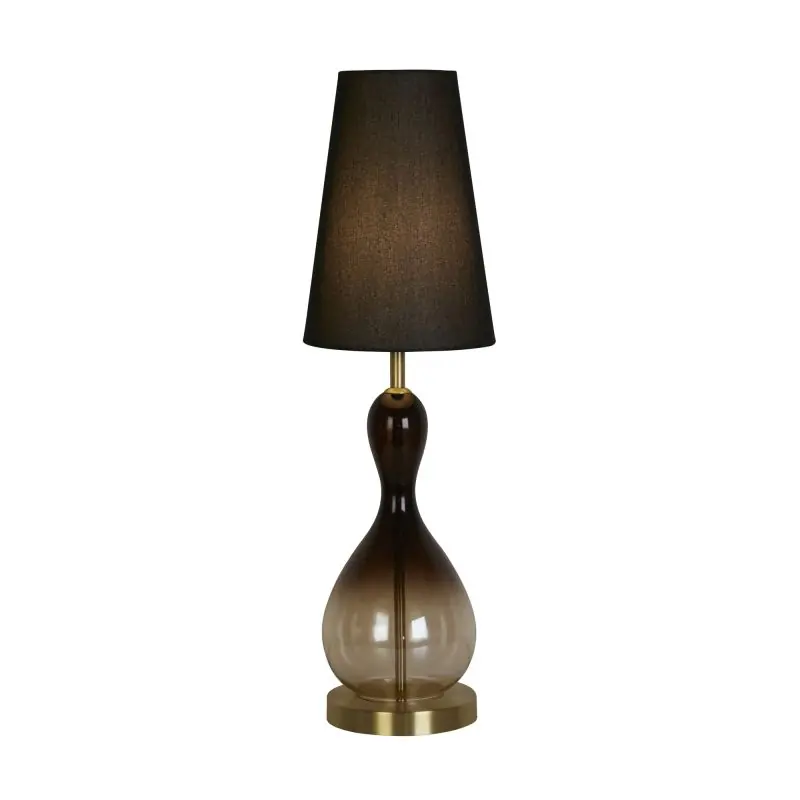 Fabrieksprijs Searchlight Marakesh - tafellamp - Ø 20 x 67 cm - zwart