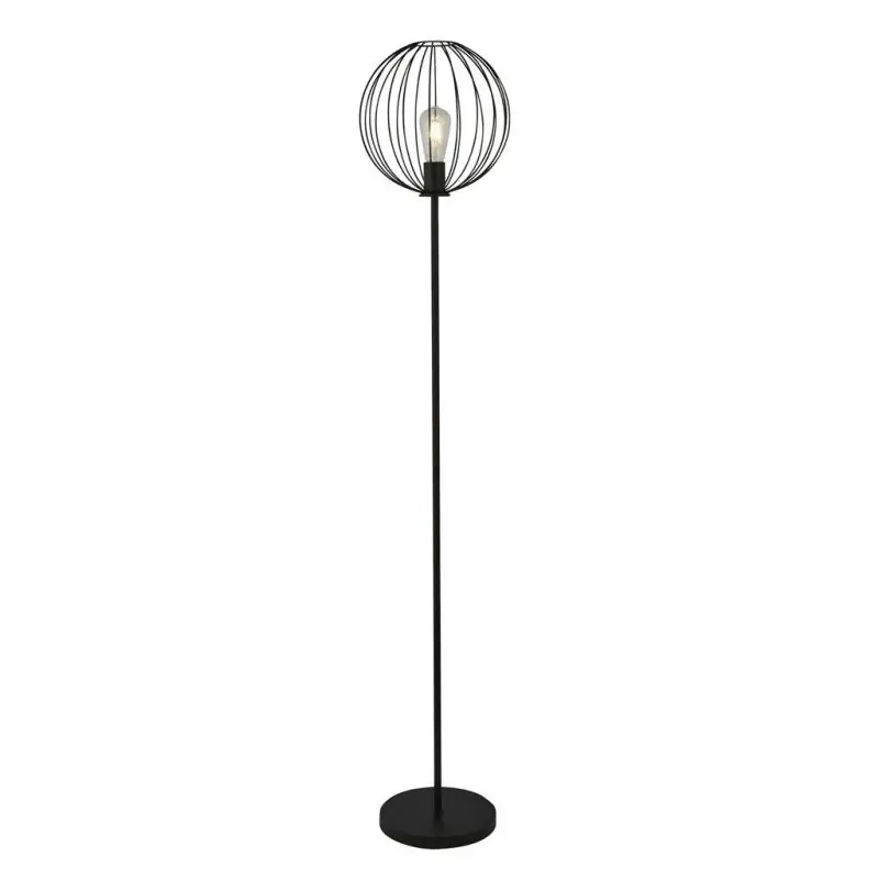 Exclusief Searchlight Rondo - vloerlamp - Ø 30 x 161 cm - zwart