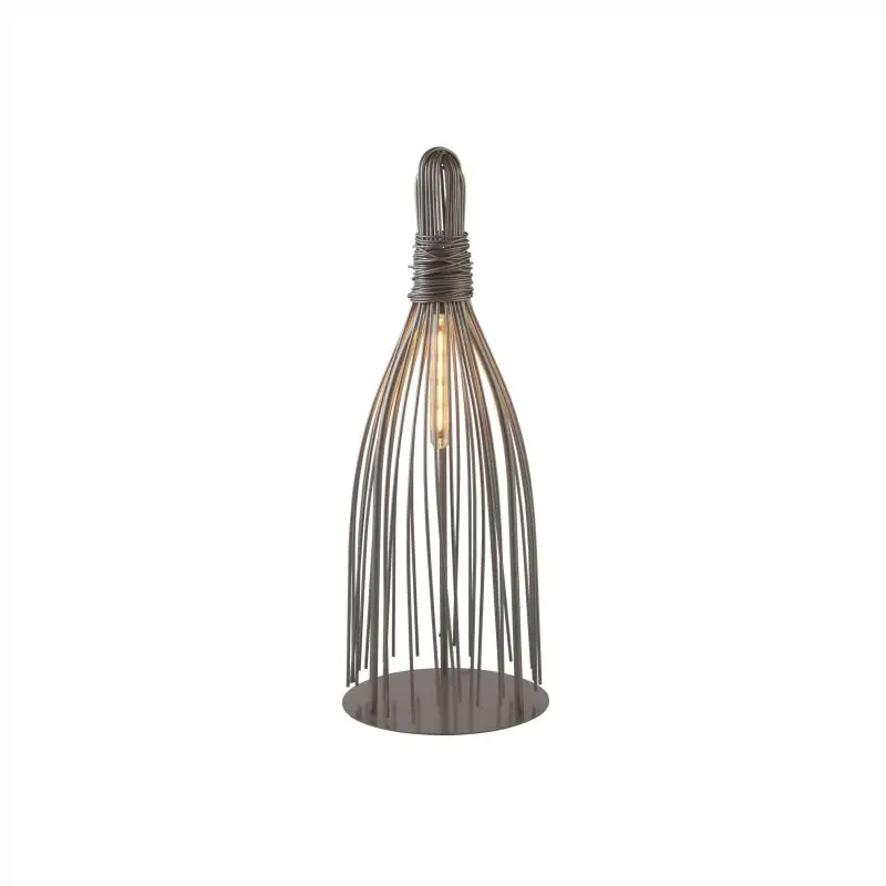 Betrouwbaar Searchlight Caraffe - tafellamp - 78 cm - grijs