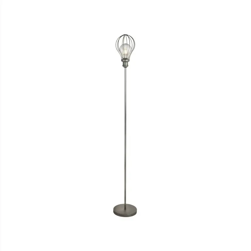 Budget Searchlight Balloon Cage - staanlamp - 166 cm - zilver