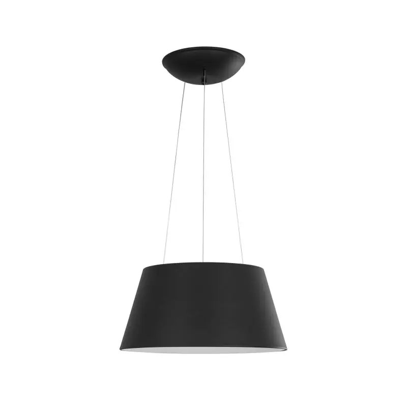 Nova Luce Volcano - hanglamp - Ø 45 x 120 cm - 33W LED incl. - zand zwart Op = Op
