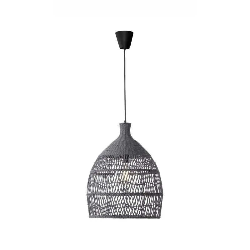 Wereldwijde Verzending Nova Luce Destin - hanglamp - Ø 42 x 250 cm - grijs