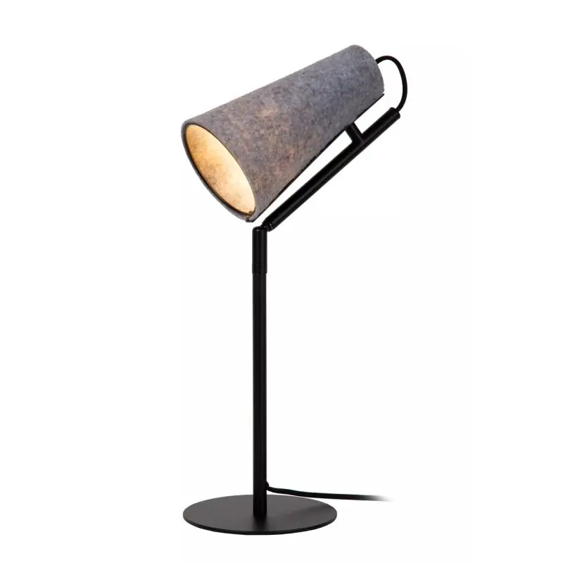 Lucide Bensen - tafellamp - 16 x 20,3 x 51,5 cm - grijs Aanbieding