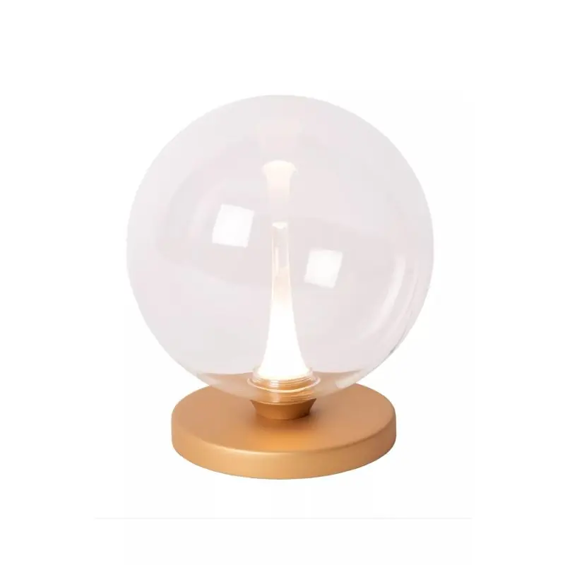 Limited Edition Lucide Gisela - tafellamp - Ø 16 x 17,5 cm - 4W LED incl. - transparant
