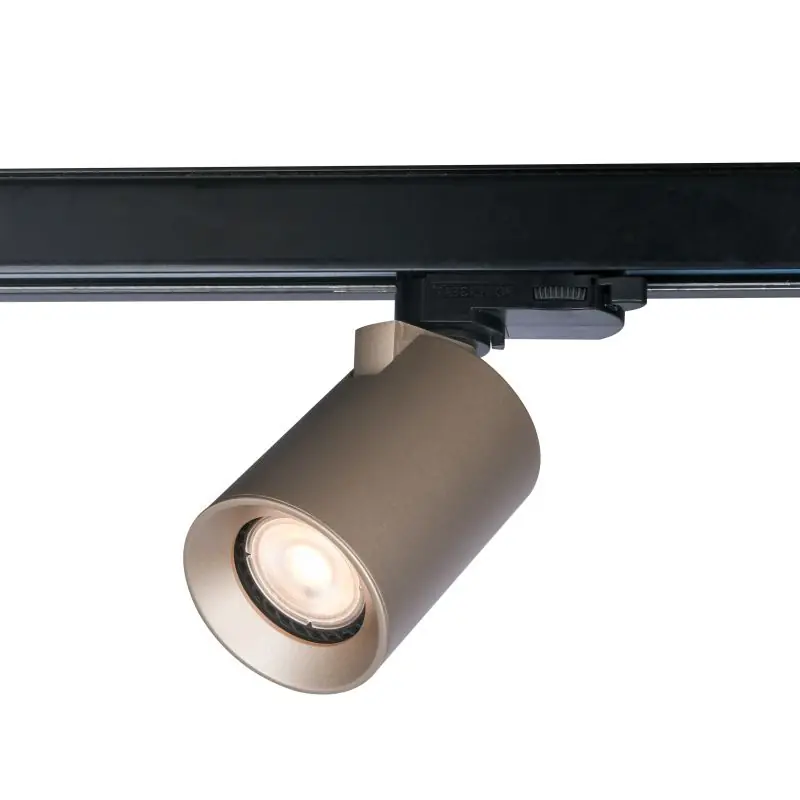 Weekendaanbieding Artdelight Megano - railspot 1 fase-rail - Ø 7 x 13 cm - champagne