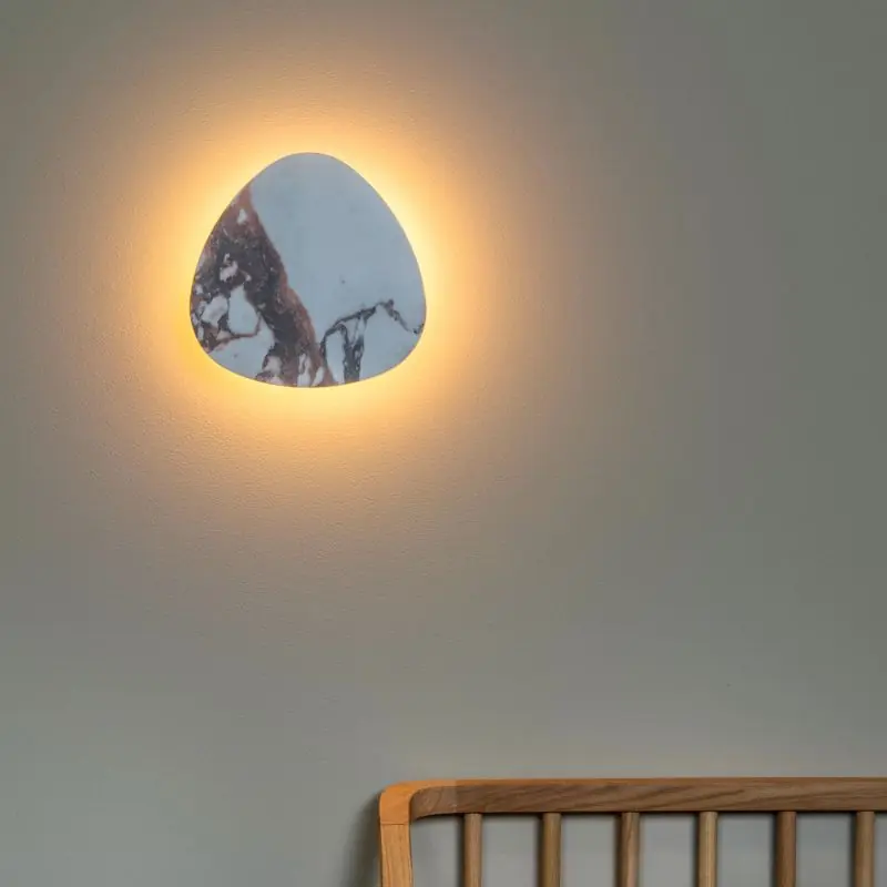 Beste Prijs Lucide Kamien - wandlamp - 20 x 3,8 x 20 cm - 6W LED incl. - wit en zwart