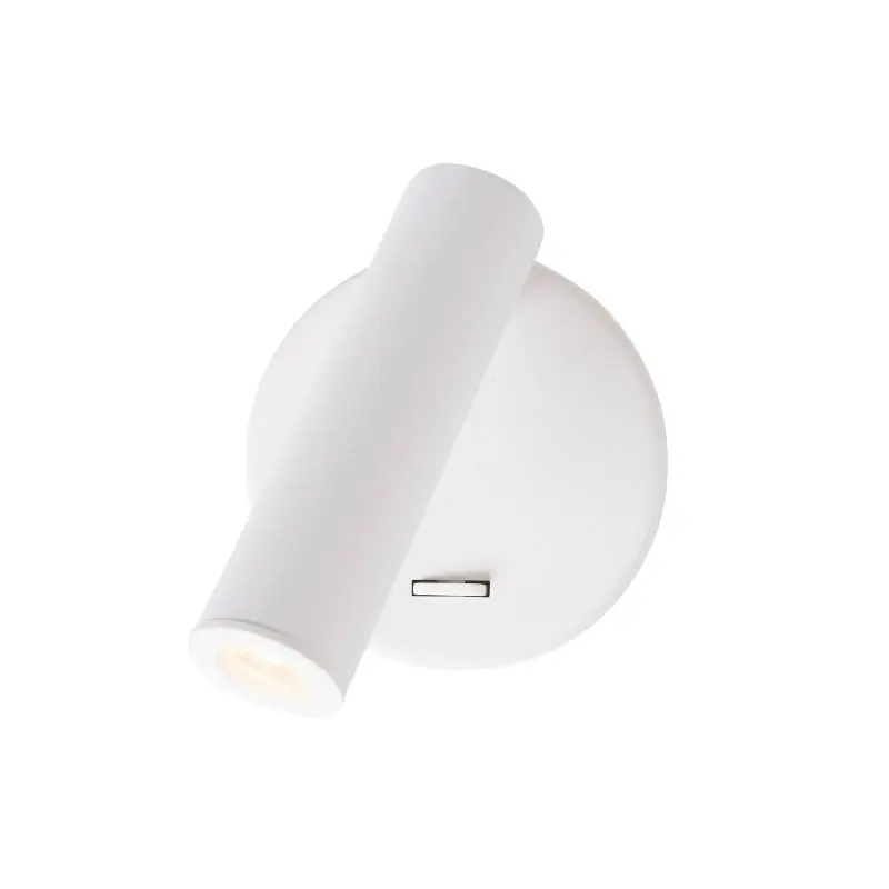 Professioneel Nova Luce Laredo - wandlamp met schakelaar - 9 x 11 x 11 cm - 3W LED incl. - wit