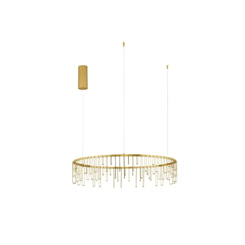 Wereldwijde Verzending Nova Luce Stellar - hanglamp - Ø 80 x 150 cm - 31W dimbare LED incl. - goud