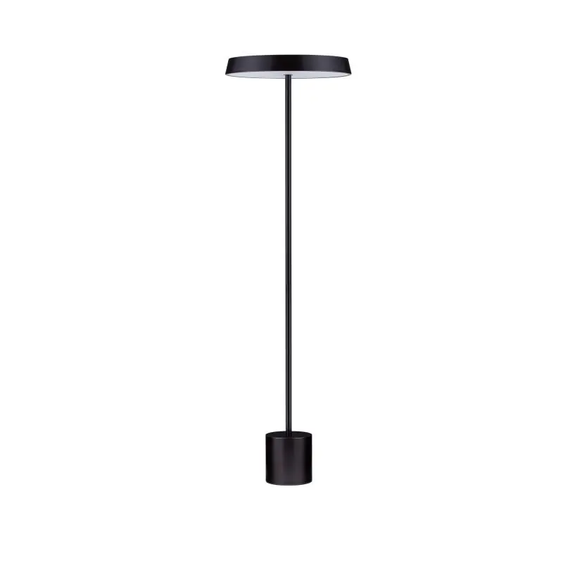 Nova Luce Vetro - vloerlamp - Ø 40 x 136 cm - 33W  LED incl. - mat zwart Professioneel