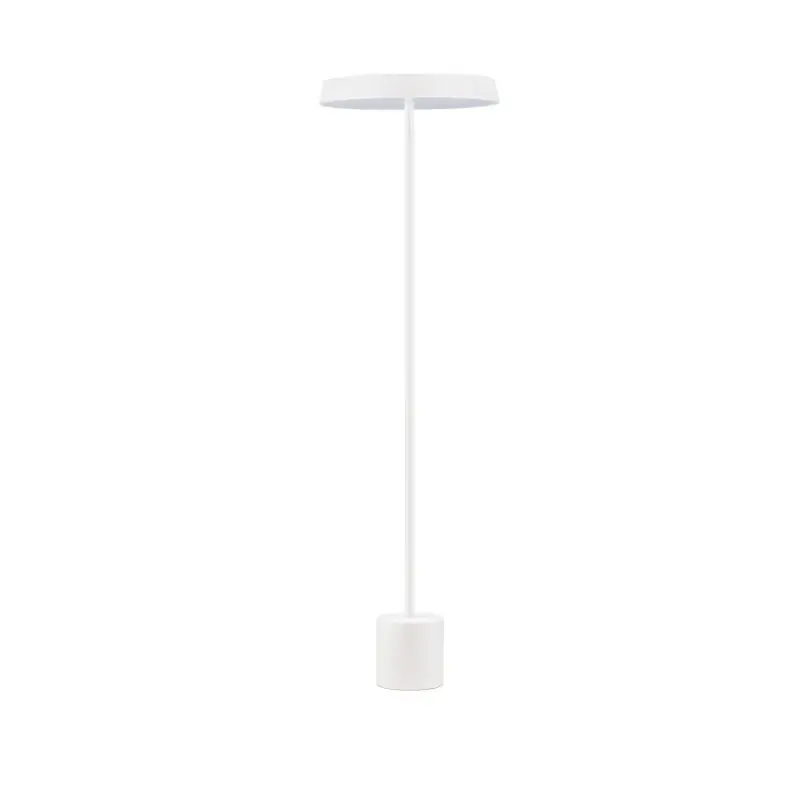 Nova Luce Vetro - vloerlamp - Ø 40 x 136 cm - 33W  LED incl. - mat wit Gratis Retour