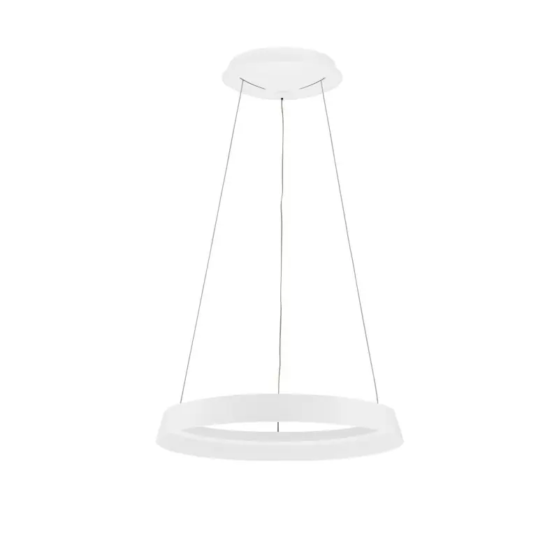 Voordeelprijs Nova Luce Ormi - hanglamp - Ø 45 x 150 cm - 38W dimbare LED incl. - zandwit