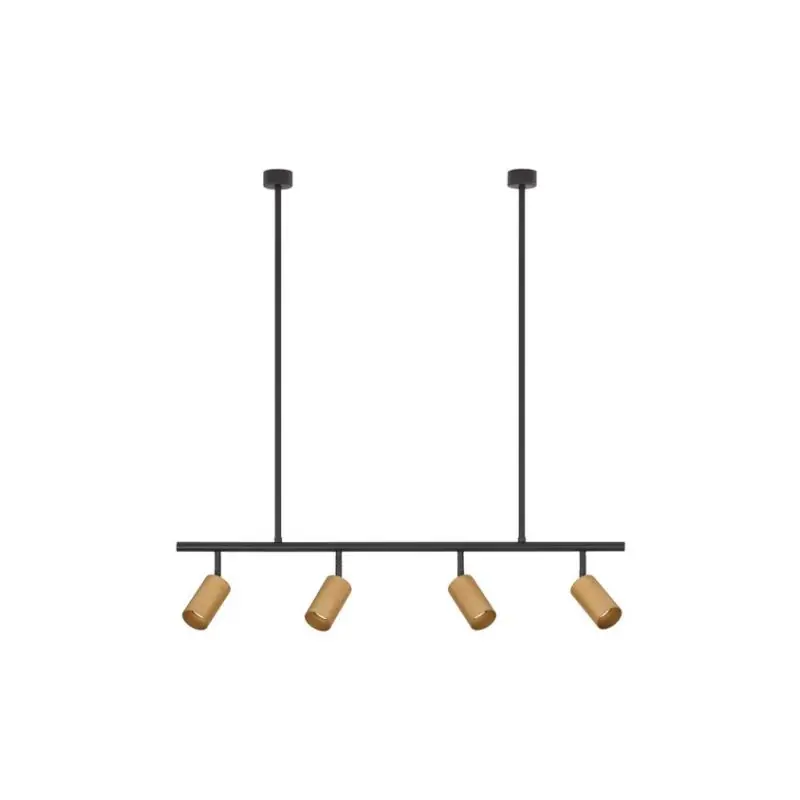 Shop Nu Nova Luce Pogno - hanglamp - 96 x 87,5 cm - zwart en goud
