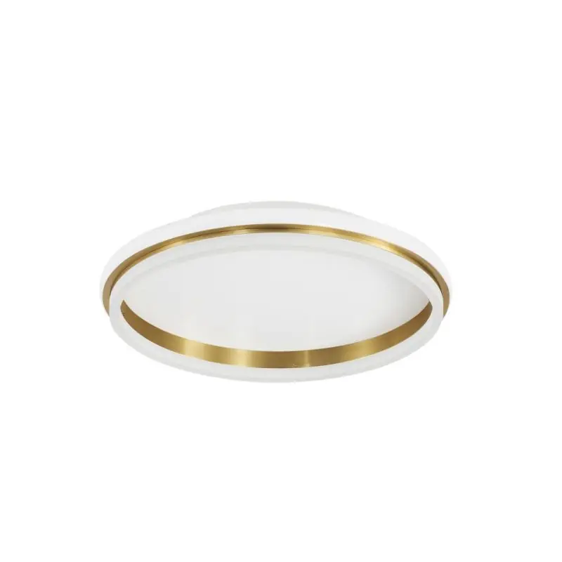 Nova Luce Willow - plafondlamp - Ø 45 x 6 cm - 38W LED incl. - goud Flitsaanbieding