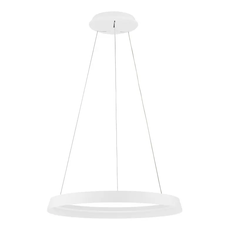 Seizoensaanbieding Nova Luce Ormi - hanglamp - Ø 60 x 150 cm - 52W dimbare LED incl. - zandwit