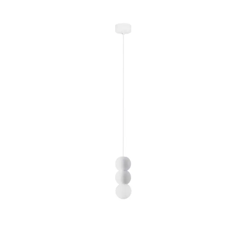 Nova Luce Zero - hanglamp - Ø 8 x 115 cm - zandwit Goedkoop