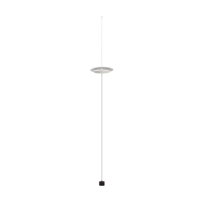 Veilige Betaling Nova Luce Olos - hanglamp - 35 x 370 x 10 cm - 21W dimbare LED incl. - zandwit en chroom spiegel