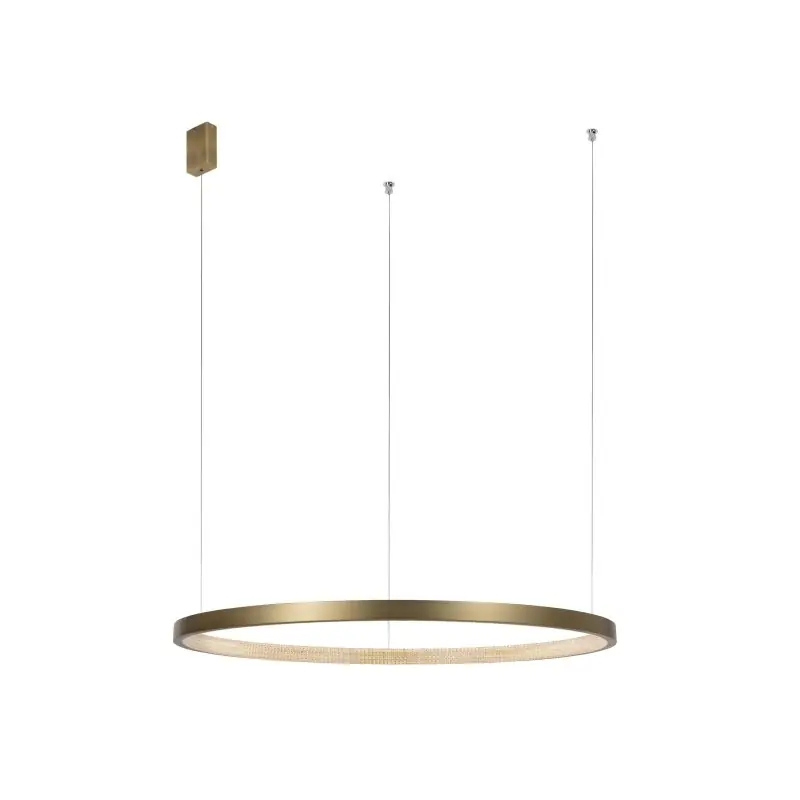 Voordeelprijs Nova Luce Vegas - hanglamp - Ø 108 x 180 cm - 35W LED incl. - antiek messing