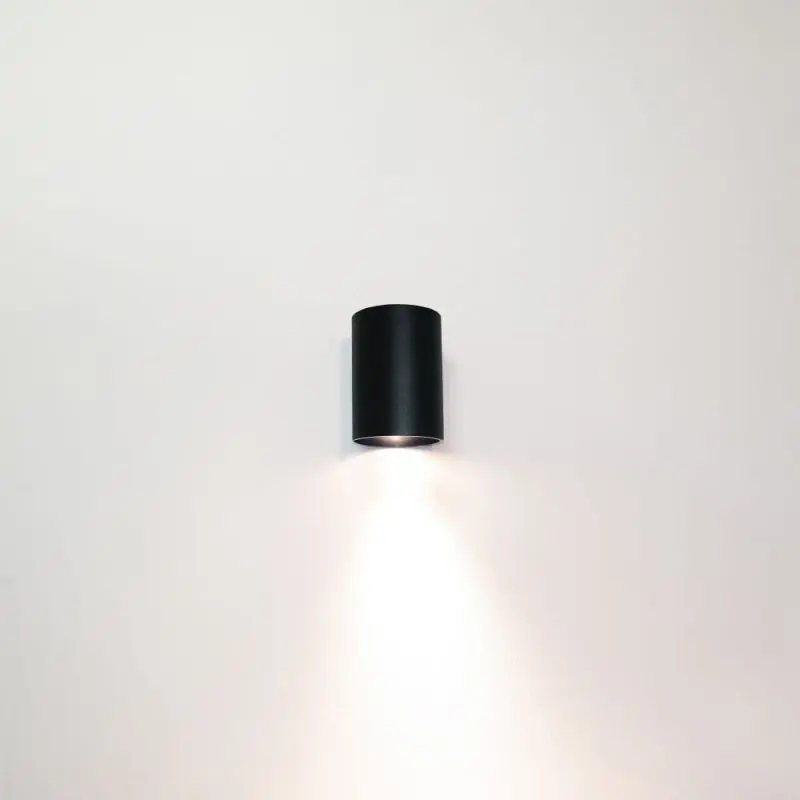Nu Kopen Artdelight Roulo1 - wandlamp - Ø 6,4 x 9 cm - zwart