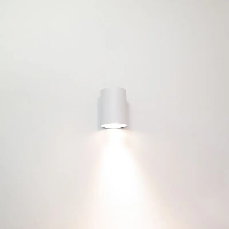 Flitsaanbieding Artdelight Roulo1 - wandverlichting - Ø 6,4 x 9 cm - wit