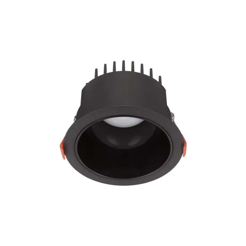 Alleen Vandaag Nova Luce Luela - inbouwspot - Ø 11,5 cm - inbouwmaat Ø 10,5cm - 20W LED incl. - zwart