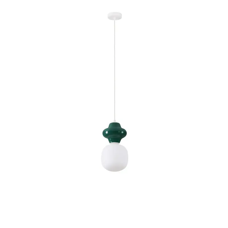 Op = Op Nova Luce Clio - hanglamp - Ø 18 x 198 cm - jaspis en opaalglas