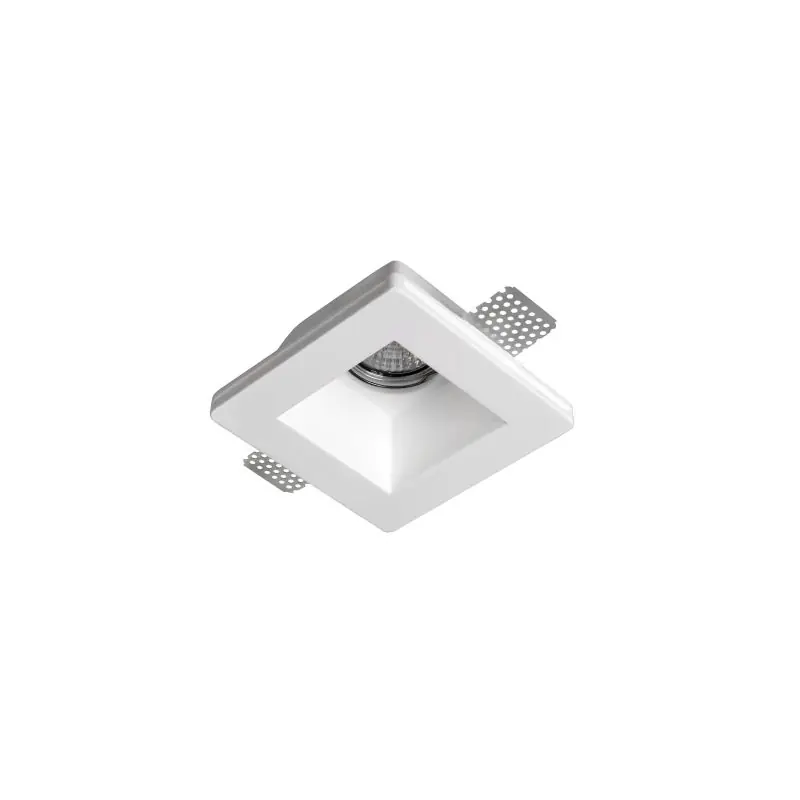 Authentiek Artdelight Cygan - inbouwspot - 120 x 120 mm, 123 x 123 mm inbouwmaat - wit