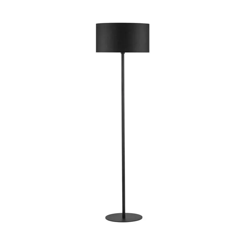 Populair Nova Luce Sibnia - vloerlamp - Ø 45 x 164,8 cm - zandzwart