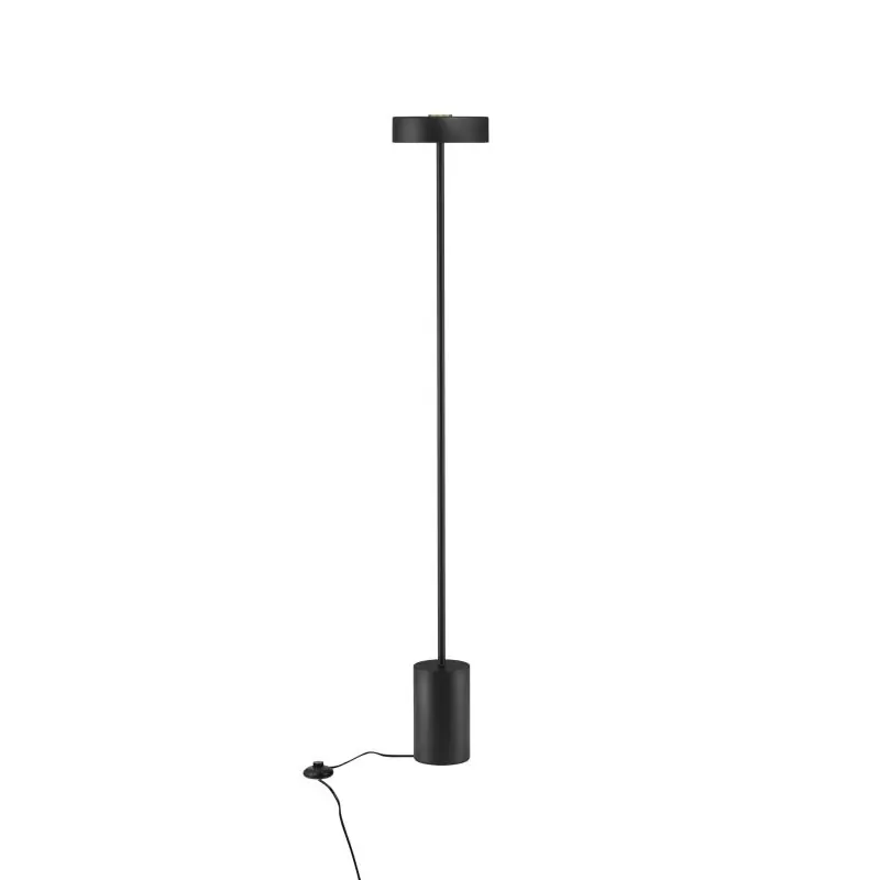 Op = Op Nova Luce Thea - vloerlamp - Ø 20 x 135 cm - 17W LED incl. - zwart