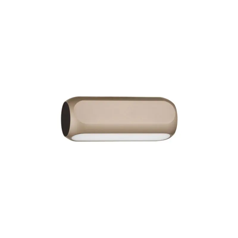 Topkwaliteit Nova Luce Elli - plafondlamp - 17 x 6 cm - 11W dimbare LED incl. - Moca-koffie en mat zwart