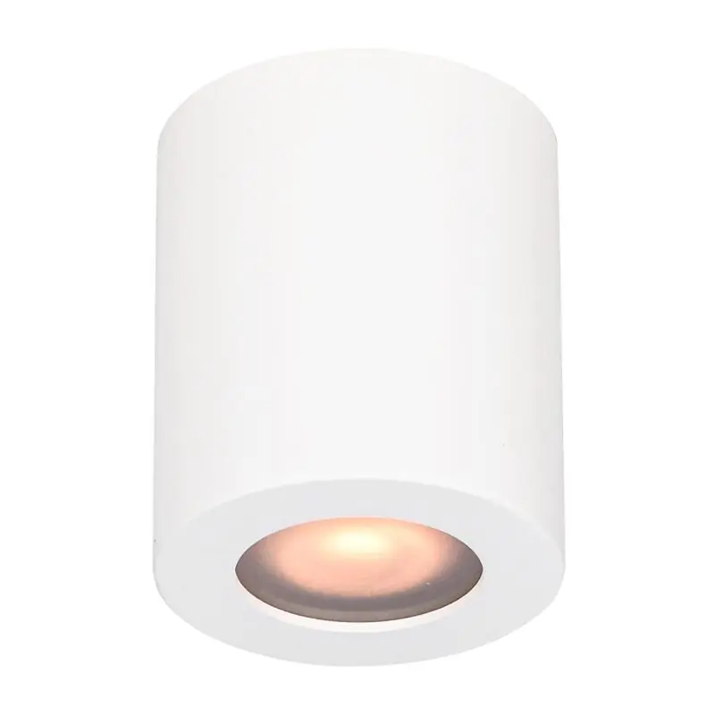 Snelle Levering Artdelight Redondo - opbouwspot - Ø 8 x 10,5 cm - IP54 - wit