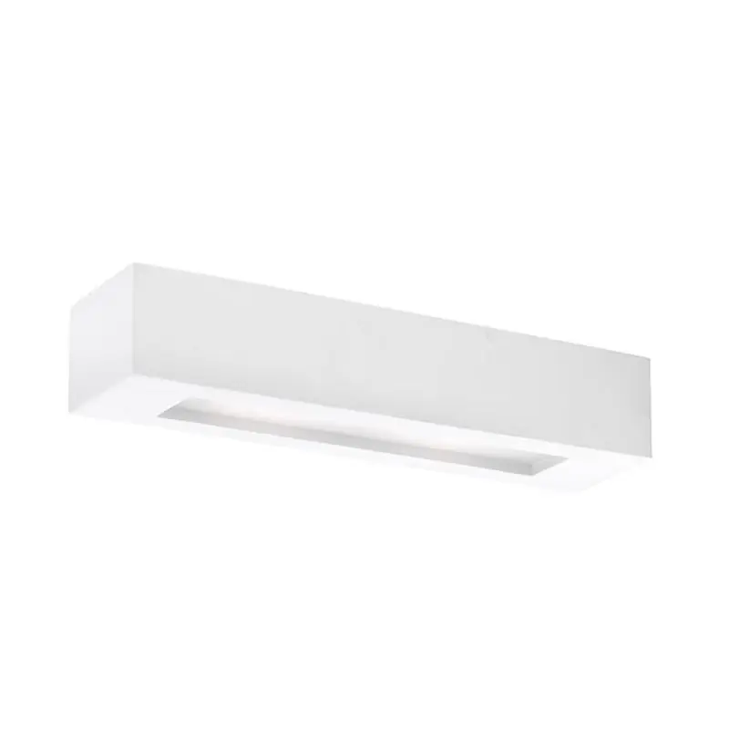Professioneel Nova Luce Otello - wandverlichting - 22 x 9,5 x 7 cm - wit gips